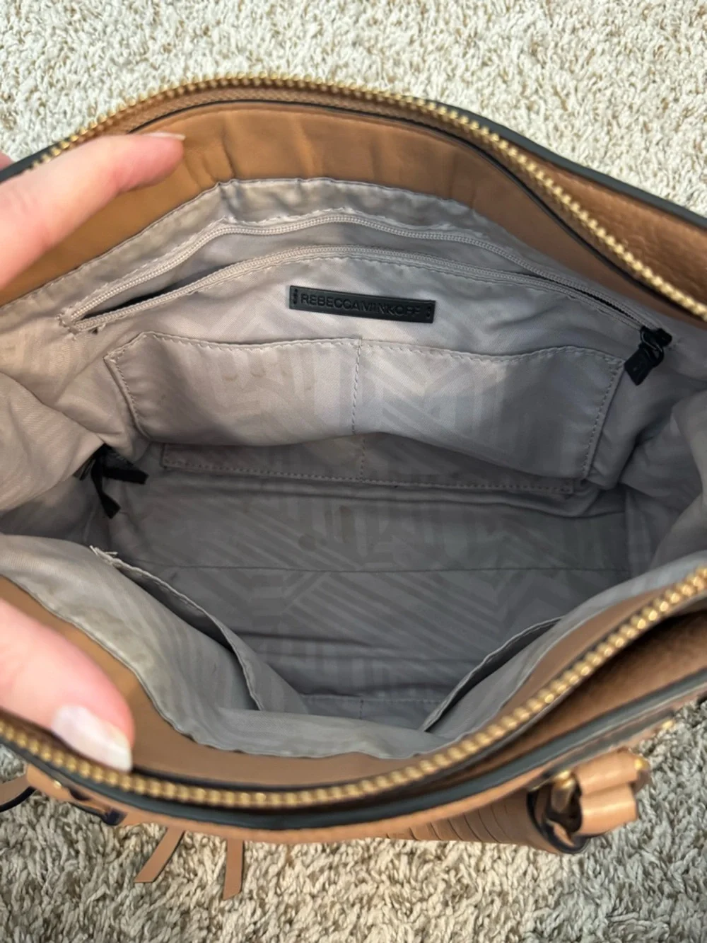 Rebecca Minkoff Leather Bag in Tan - Picture 5 of 9